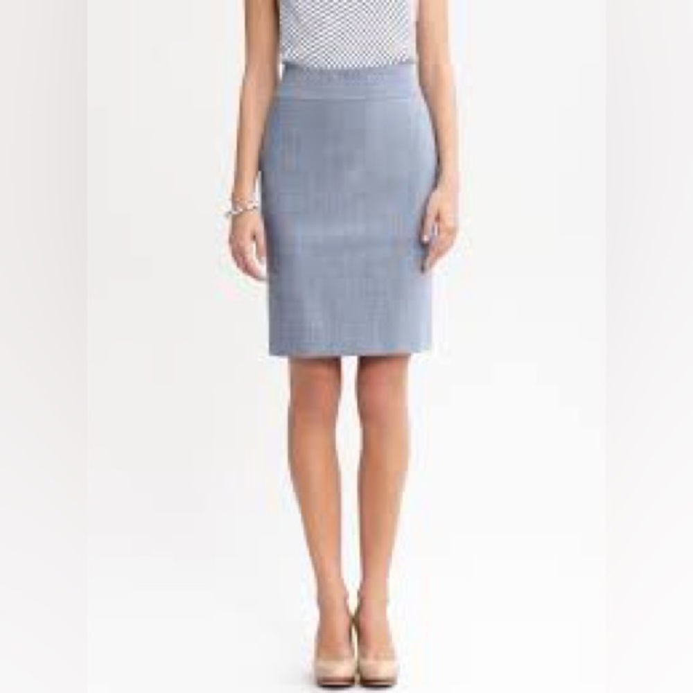 Banana Republic Gray Pencil Skirt - Picture 4 of 4